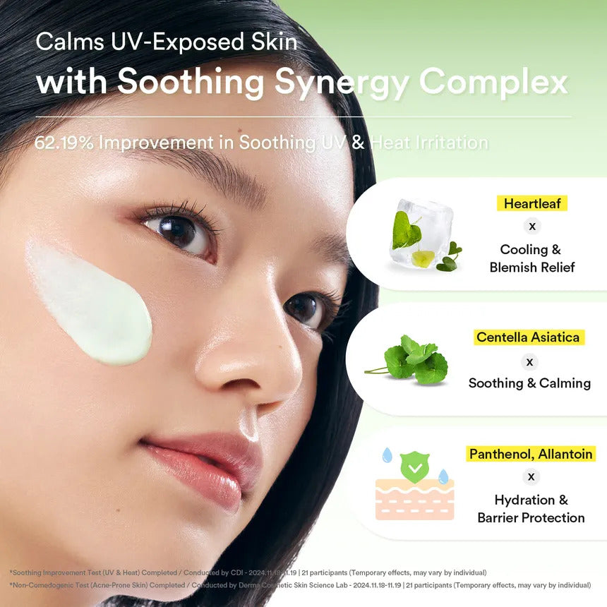 ABIB - Heartleaf Mild Sunscreen Relief Tube, 50ml