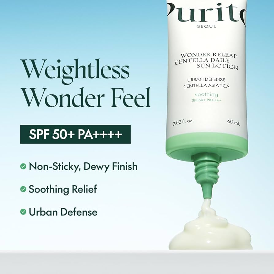 PURITO – Wonder Releaf Centella Daily Sun Lotion, 60ml
