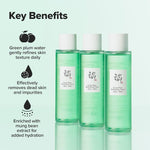 Carregar imagem no visualizador da galeria, Beauty of Joseon - Green Plum Refreshing Toner: AHA + BHA, 150ml
