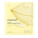 Carregar imagem no visualizador da galeria, Medicube Kojic Acid Turmeric Brightening Gel Mask sachet on white background
