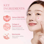 Load image into Gallery viewer, Medicube PDRN Pink Collagen Capsule Cream key ingredients infographic
