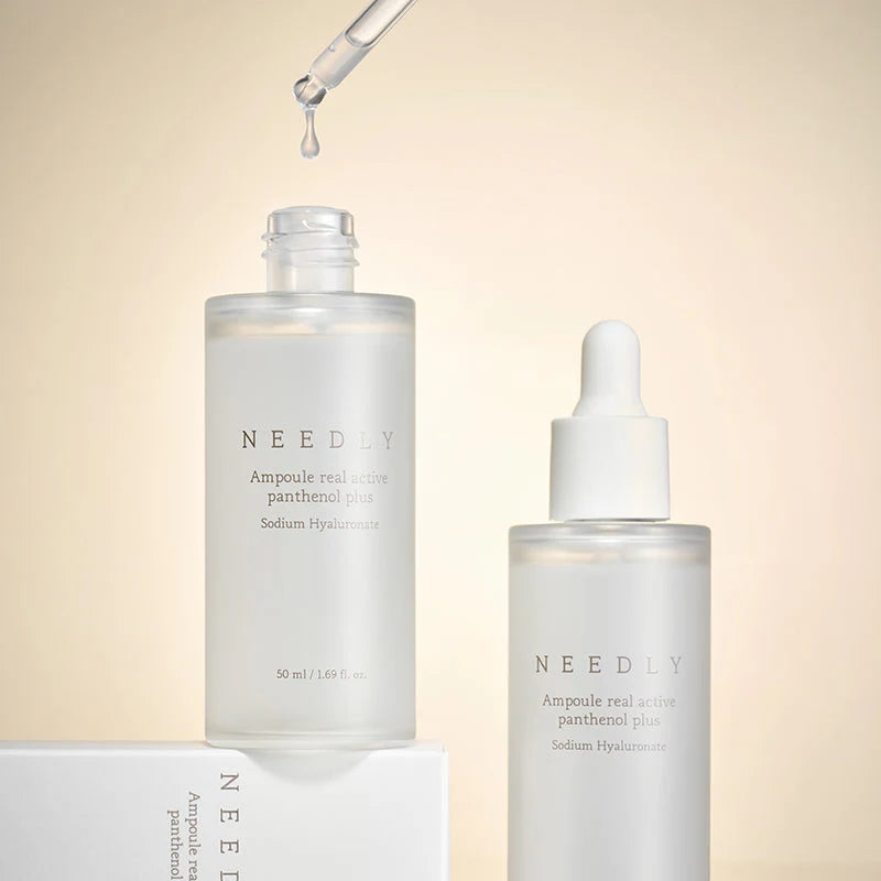 Needly Ampoule Real Active Panthenol Plus serum bottles with dropper
