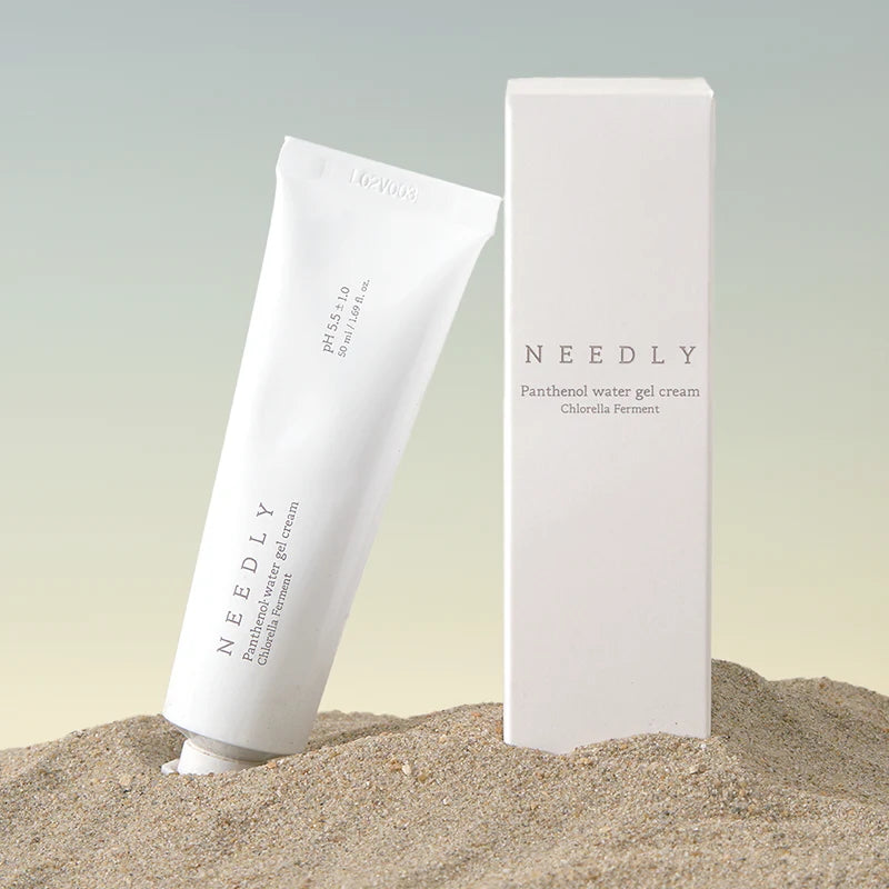 Needly Panthenol Water Gel Cream tube with product box